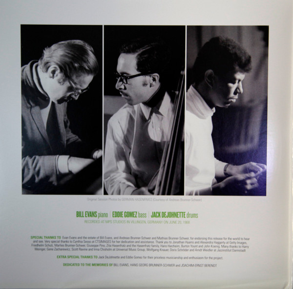 Bill Evans With Eddie Gomez And Jack DeJohnette - Some Other Time (The Lost Session From The Black Forest) (2xLP, Album, RSD, Dlx, Ltd, Num, Gat) (Near Mint (NM or M-)) - Image 4