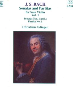 Johann Sebastian Bach / Christiane Edinger - Sonatas and Partitas For Solo Violin Vol. 1 (CD, Album) (Near Mint (NM or M-))