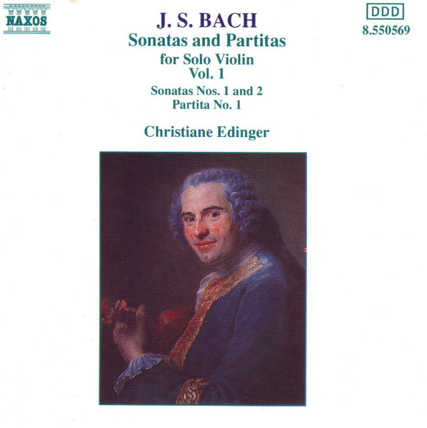 Johann Sebastian Bach / Christiane Edinger - Sonatas and Partitas For Solo Violin Vol. 1 (CD, Album) (Near Mint (NM or M-))