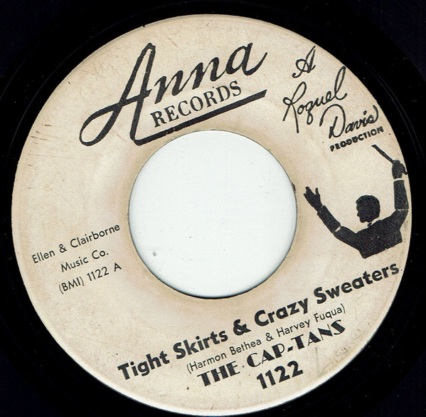 The Cap-Tans - Tight Skirts & Crazy Sweaters / I'm Afraid (7", Single, Promo) (Very Good Plus (VG+))
