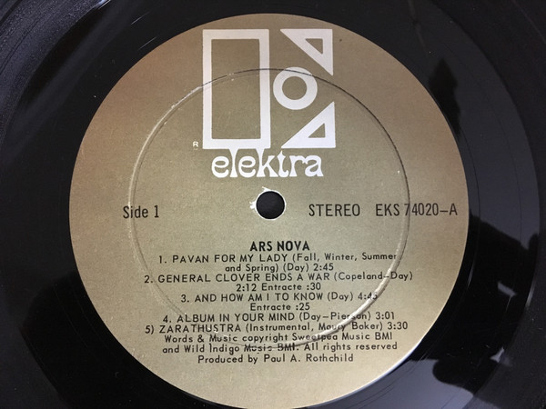 Ars Nova (3) - Ars Nova (LP, Album) (Very Good (VG)) - Image 5
