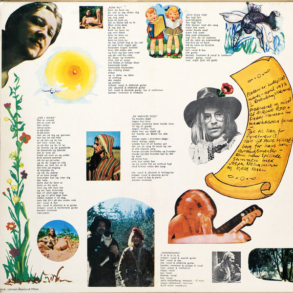 Alrune Rod - Spredt For Vinden (LP, Album, Gat) (Very Good (VG)) - Image 2