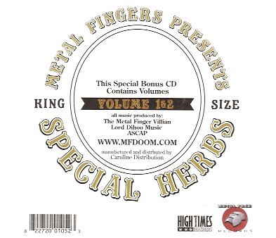 Metal Fingers - Special Herbs Vol. 1 & 2 (CD) (Near Mint (NM or M-)) - Image 2