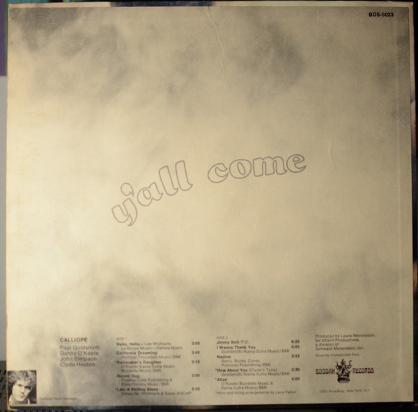 Calliope (2) - Steamed (LP, Album, Ter) (Very Good (VG)) - Image 2