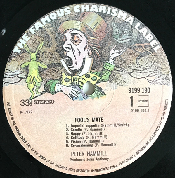 Peter Hammill - Fool's Mate (LP, Album, RE) (Very Good Plus (VG+)) - Image 3