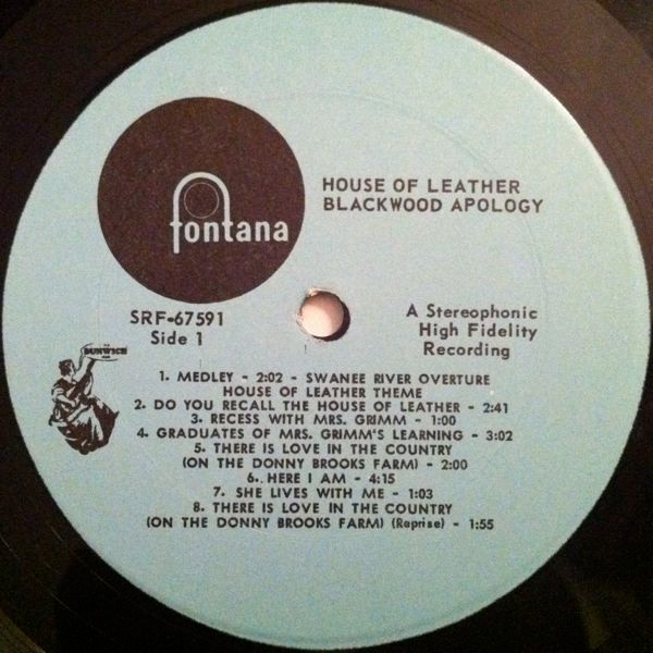 The Blackwood Apology - House Of Leather (LP, Album) (Very Good Plus (VG+)) - Image 5