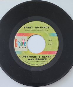Barry Richards - Last Night A Heart Was Broken / What Are You, Some Kind Of Nut? (7", Single) (Near Mint (NM or M-))