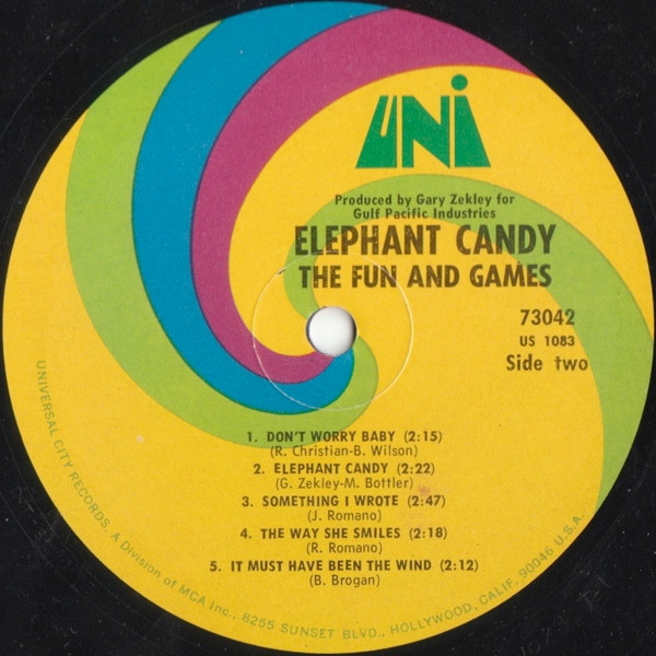 The Fun And Games - Elephant Candy (LP, Album) (Mint (M)) - Image 4