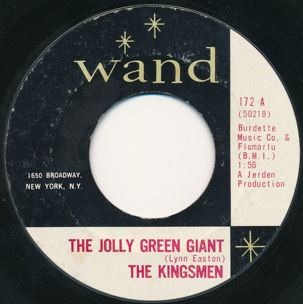 The Kingsmen - The Jolly Green Giant (7", Single, Styrene) (Very Good Plus (VG+))