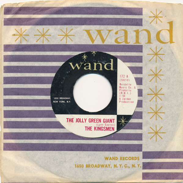 The Kingsmen - The Jolly Green Giant (7", Single, Styrene) (Very Good Plus (VG+)) - Image 3