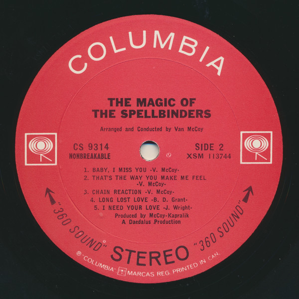 The Spellbinders - The Magic Of (LP, Album) (Very Good Plus (VG+)) - Image 4