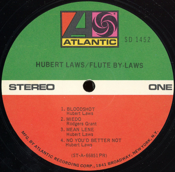 Hubert Laws - Flute By-Laws (LP, Album, RP, PR ) (Very Good (VG)) - Image 3