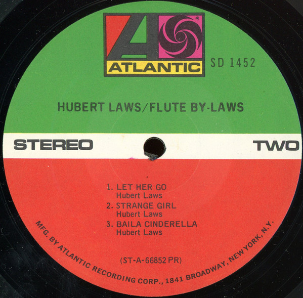 Hubert Laws - Flute By-Laws (LP, Album, RP, PR ) (Very Good (VG)) - Image 4