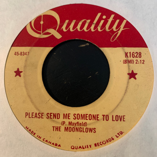 The Moonglows - Please Send Me Someone To Love / Mr. Engineer (Bring Her Back To Me) (7", Single) (Near Mint (NM or M-))