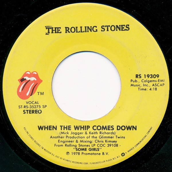 The Rolling Stones - Beast Of Burden (7", SP ) (Near Mint (NM or M-)) - Image 2