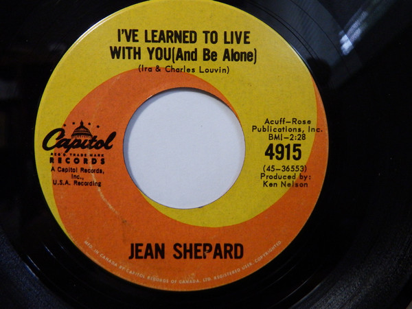 Jean Shepard - It's Torture (7", Los) (Very Good (VG)) - Image 2