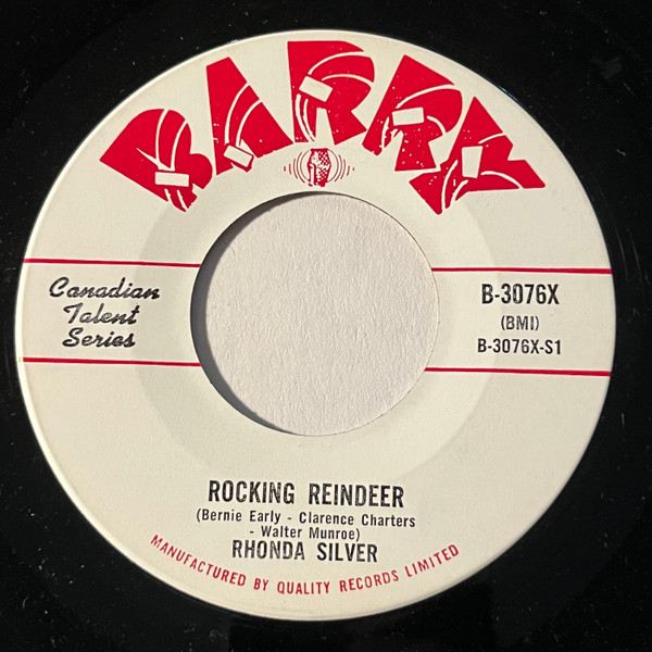 Rhonda Silver - Rocking Reindeer / Toby The Turkey (7", Single) (Very Good (VG))