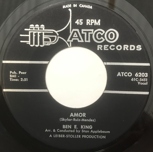 Ben E. King - Amor (7", Single) (Very Good Plus (VG+))