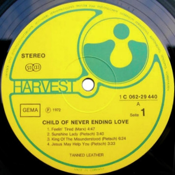 Tanned Leather - Child Of Never Ending Love (LP, Album, Gat) (Near Mint (NM or M-)) - Image 5