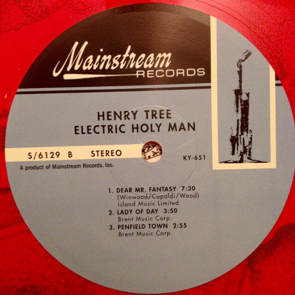 Henry Tree - Electric Holy Man (LP, RE, Red) (Very Good Plus (VG+)) - Image 4