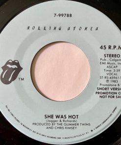 Rolling Stones* - She Was Hot (7", Single, Promo) (Near Mint (NM or M-))