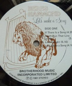 Alternative view of Beres Hammond - Let's Make A Song (LP, Album) (Very Good (VG))