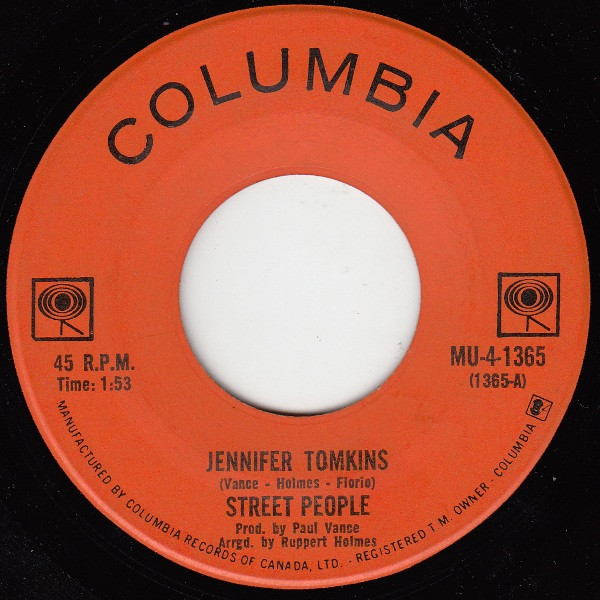 Street People (3) - Jennifer Tomkins (7") (Near Mint (NM or M-))