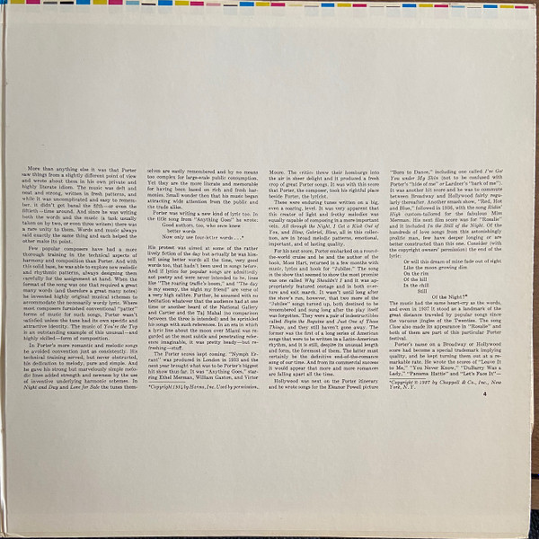 Michel Legrand And His Orchestra* - The Columbia Album Of Cole Porter (2xLP, Album, RE, Gat) (Very Good Plus (VG+)) - Image 3