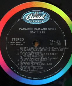 Mad River (2) - Paradise Bar And Grill (LP, Album) (Very Good Plus (VG+)) - Image 3
