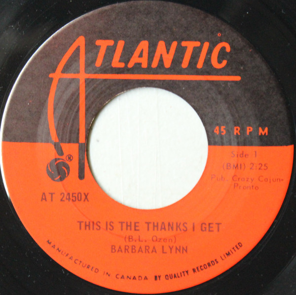 Barbara Lynn - This Is The Thanks I Get / Ring Telephone Ring (7", Single) (Near Mint (NM or M-))