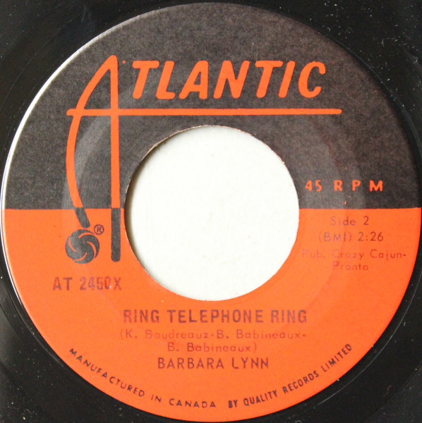 Barbara Lynn - This Is The Thanks I Get / Ring Telephone Ring (7", Single) (Near Mint (NM or M-)) - Image 2