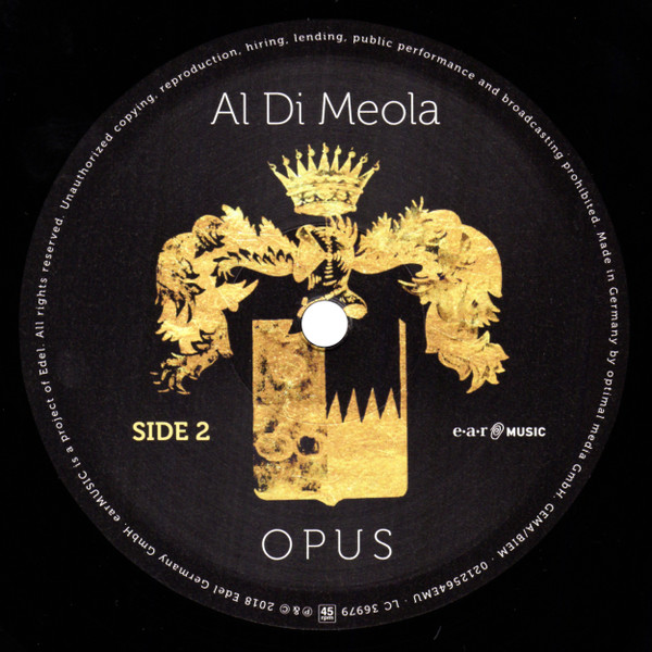 Al Di Meola - Opus (2xLP, Album) (Mint (M)) - Image 4