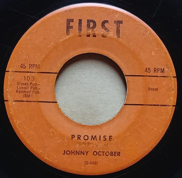 Johnny October - Promise / Little Boy Blue (7", Single, Mono) (Good Plus (G+))
