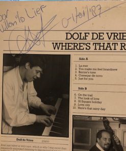Dolf De Vries Trio - Where's That Rainy Day (LP, Blu) (Very Good (VG)) - Image 3
