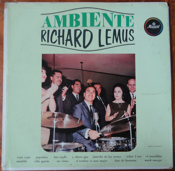 Richard Lemus* - Ambiente (LP, Promo) (Very Good Plus (VG+))
