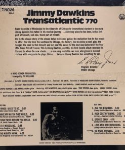 Alternative view of Jimmy Dawkins - Transatlantic 770 (LP, Album, RE, RP) (Very Good Plus (VG+))