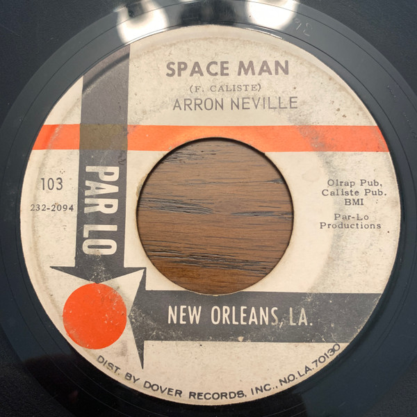 Aaron Neville - She Took You For A Ride / Space Man (7", Single) (Very Good Plus (VG+)) - Image 2