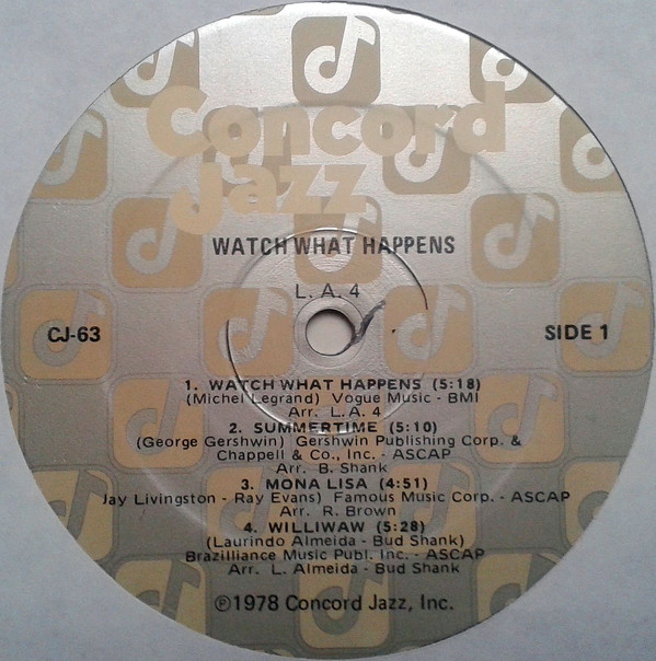 L.A.4* - Watch What Happens (LP, Album) (Near Mint (NM or M-)) - Image 3