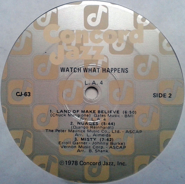 L.A.4* - Watch What Happens (LP, Album) (Near Mint (NM or M-)) - Image 4