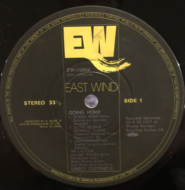 The L.A. Four* - Going Home (LP, Album, Lam) (Very Good Plus (VG+)) - Image 4