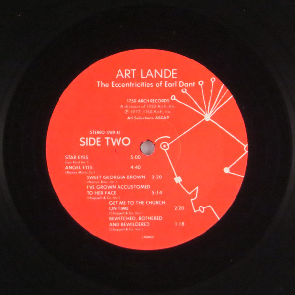 Art Lande - The Eccentricities Of Earl Dant (LP, Album) (Near Mint (NM or M-)) - Image 4