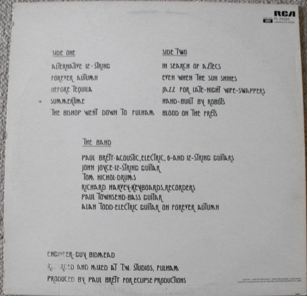Paul Brett - Guitar Trek (LP, Album) (Very Good Plus (VG+)) - Image 2