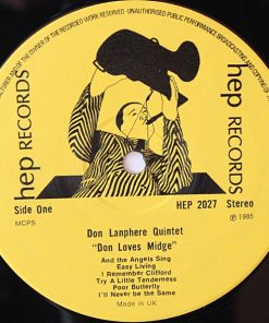 Don Lanphere Quintet With Jon Pugh (2) - Don Loves Midge (LP, Album) (Very Good Plus (VG+)) - Image 3