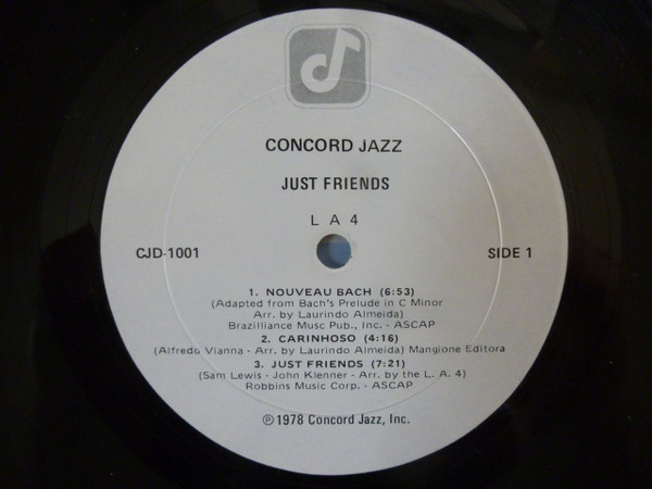 LA4 - Just Friends (LP, Album, Ltd, Dir) (Very Good Plus (VG+)) - Image 3