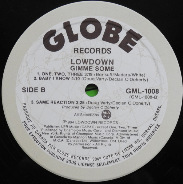 Lowdown (7) - Gimme Some (12", EP) (Near Mint (NM or M-)) - Image 4
