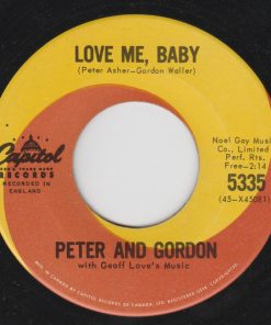 Peter & Gordon With Geoff Love - Love Me, Baby / I Go To Pieces (7", Single) (Near Mint (NM or M-))