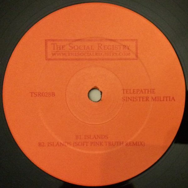 Telepathe - Sinister Militia (12") (Very Good Plus (VG+)) - Image 3