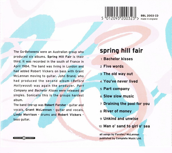 The Go-Betweens - Spring Hill Fair (CD, Album, RE, RM) (Very Good Plus (VG+)) - Image 3