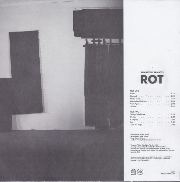 Bed Wettin' Bad Boys - Rot (LP, Album) (Near Mint (NM or M-)) - Image 2