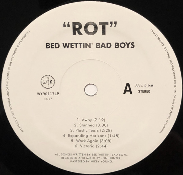 Bed Wettin' Bad Boys - Rot (LP, Album) (Near Mint (NM or M-)) - Image 3